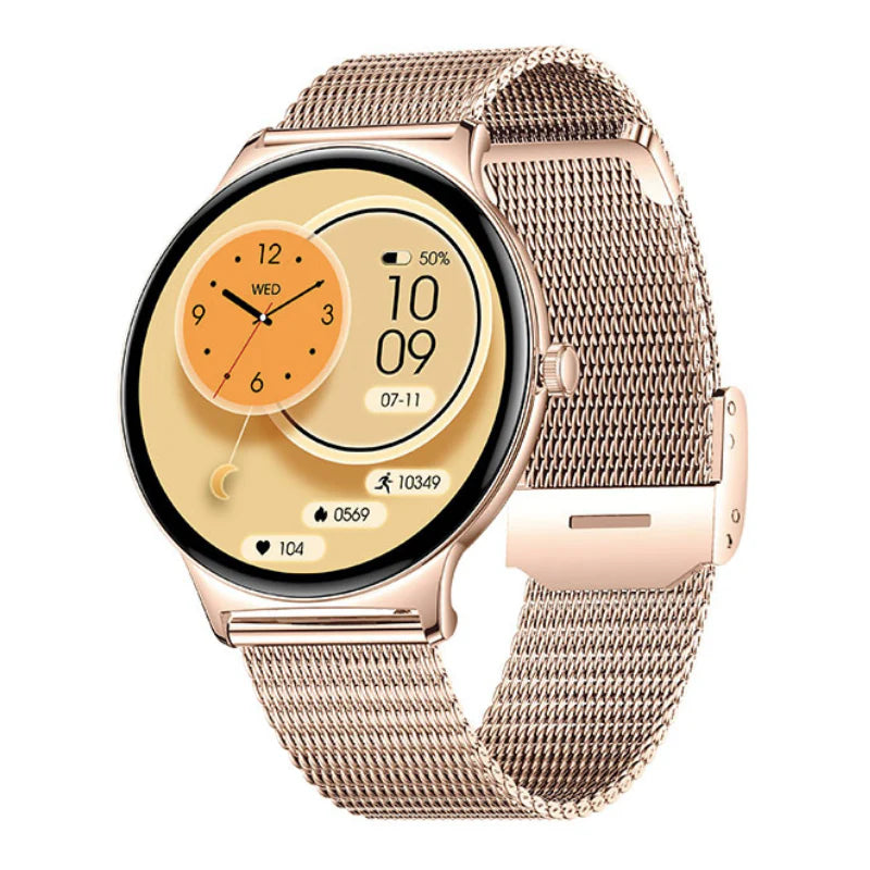 Qwatch 2024 For All Smartphone Connections Bluetooth Call Watches Men Smart Watch Women Men Waterproof Smartwatch AMOLED Screen